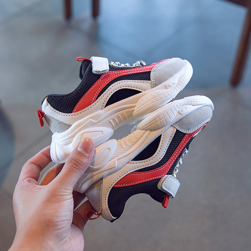 Spring Kids Shoes Fashion Cool for Sport Running Children Boys Outdoor Casual  Travel Sneakers Shoes Mixed Color SC158