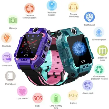 

Smart Watch Kids 4G Wifi GPS Tracker 4G Watch Phone Video Call Waterproof Kids Smart Watch Smart Watch For Child Clock PK #M2