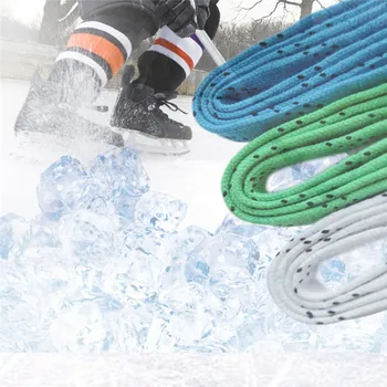 

1Pair High Quality Cotton Hockey Laces Professional 84in 96in 108in 120in Hockey And Skates Boots Skate Laces Hockey Accessories