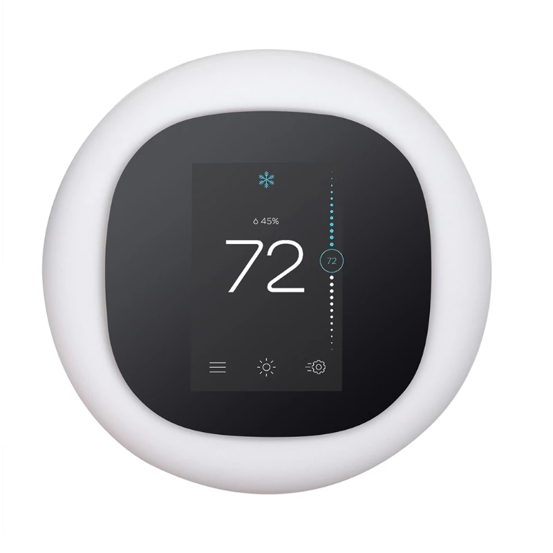 K3NB Anti-scratch Housing Silicone Protective Sleeve Compatible with Ecobee3 Lite Smart Thermostat Wall Plate Bracket Cover | Электроника