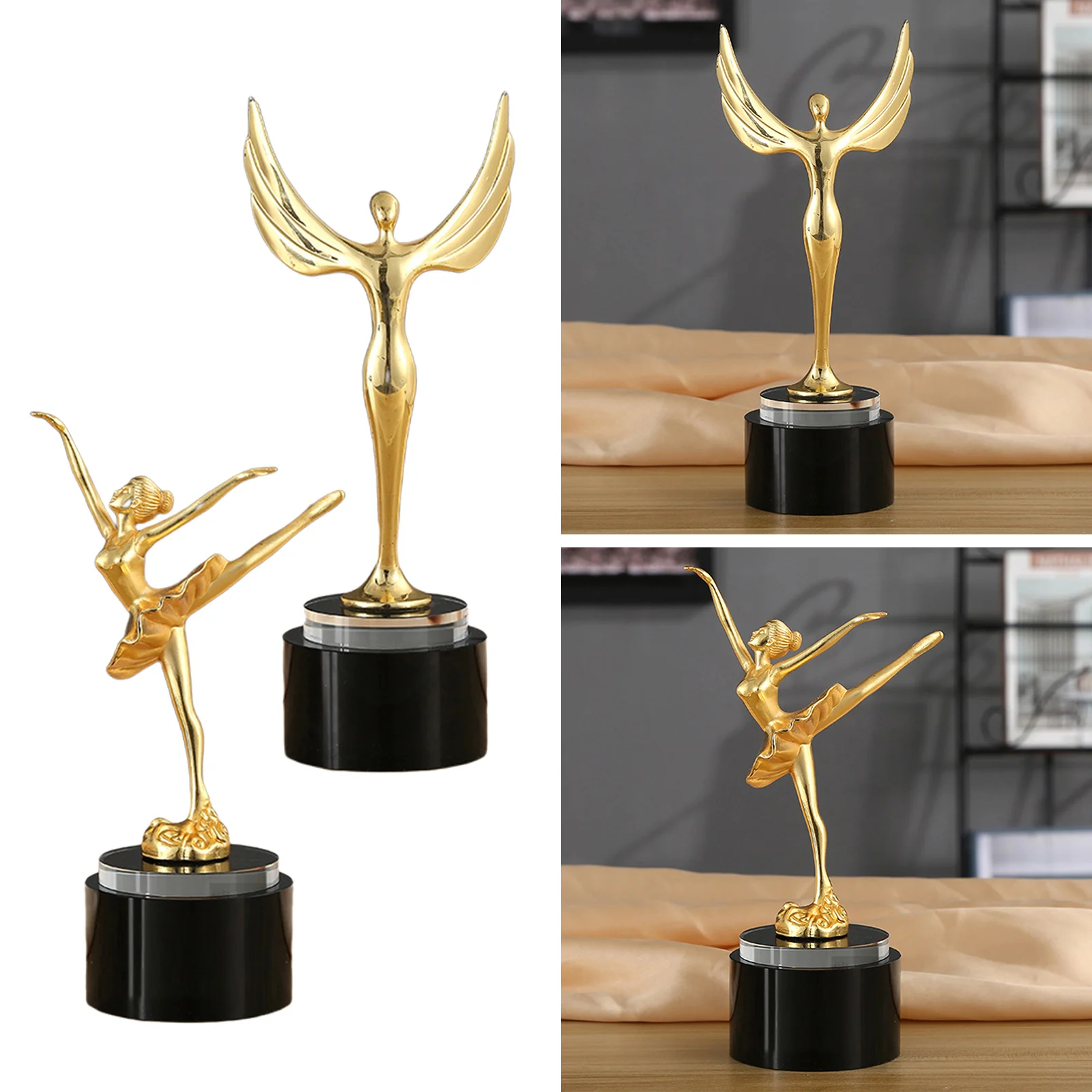 Premio de trofeo chapado en oro, trofeos personalizados gratuitos,  ceremonia de copa de campeón, premio de recuerdo artesanal de competición,  deportes de equipo, 1 pieza - AliExpress