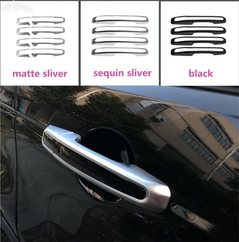 

4 color For Land Rover Range Rover Sport Vogue HSE Evoque Car Door Handle Decoration Trim Sticker SV Upgrade styling Accessories