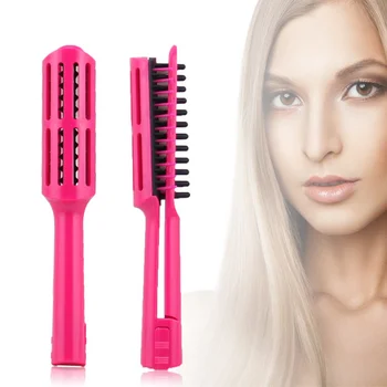 

Heat Resistant And Antistatic V Straight Comb Patten Design Hair Straight Comb Ideal For Long Hair Hairdresser Styling Comb V-08