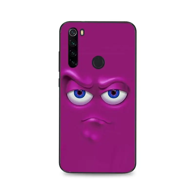 YNDFCNB 3D funny face Silicone Black Phone Case For Xiaomi Redmi Note8T 7 9 Pro 5A Redmi4X 5A 6A 6 7 8 5Plus 