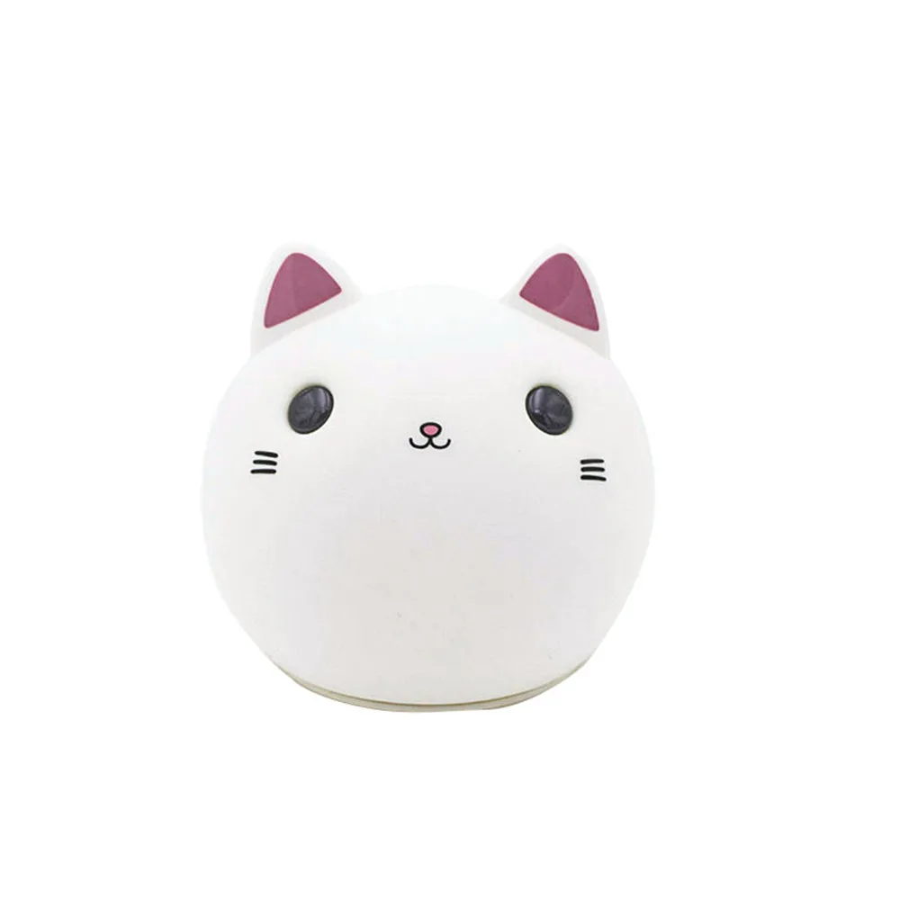 

Cute Pet Cat gui jiao deng Colorful Cute USB Relaxation Boring gui jiao deng Cartoon LED Color Changing Atmosphere Small Night L