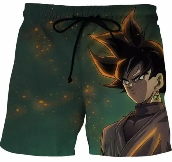 3 Dragon Ball, маленький Гоку, пляжные спортивные шорты для бега, шорты, штаны, мужские плавки - Цвет: 3