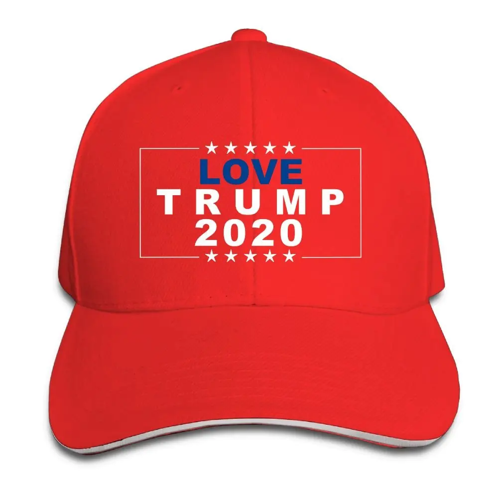 Взрослая винтажная Кепка с надписью Love Trump 2020 Snapback для папы Черная кепка