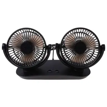 

Dual Head USB Powered 3-Speed Car Dashboard Cooling Fan for SUV Desk Home Office