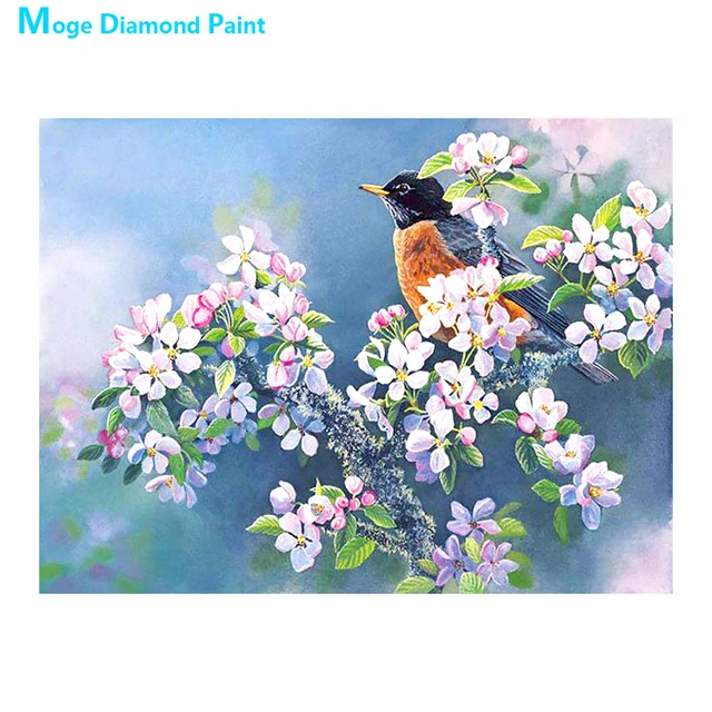  Begonia Flower Diamond Painting,5D Full Diamond