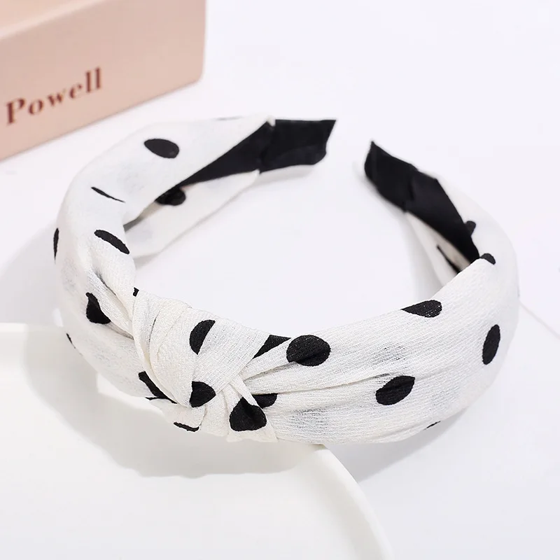 Lady Hair Hoop Top Knot Turban Headband Elastic Hairband Hair Accessories for Girls No Slip Stay on Knotted Head band Hair Band best hair clips Hair Accessories