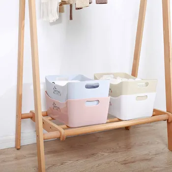 

Plastic Cosmetics Stationery Storage Box Wardrobe Underwear Finishing Box Desktop Jewelry Skin Care Mask Dressing Box
