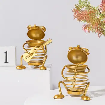

Iron Golden Pen Holder Animal Band Pencil Container Desktop Stationery Organizer Decoration