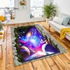 Nordic Carpet Soft Flannel play Area Rugs Galaxy Space 3D Printing Parlor Anti-slip Mat Home Decor Large Carpets for Living Room 3