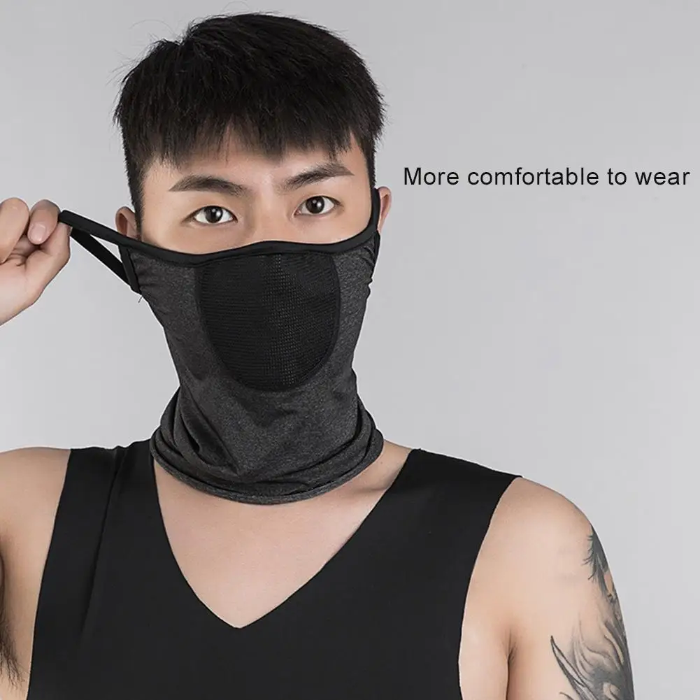 Шарф с фильтром для занятий спортом на открытом воздухе мягкая дышащая накидка