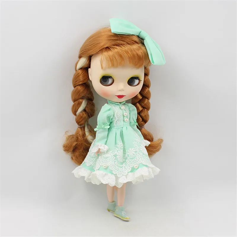Blyth doll Princess dress with melamed Two color for choice for the  JOINT body  sweet dressing BJD 4