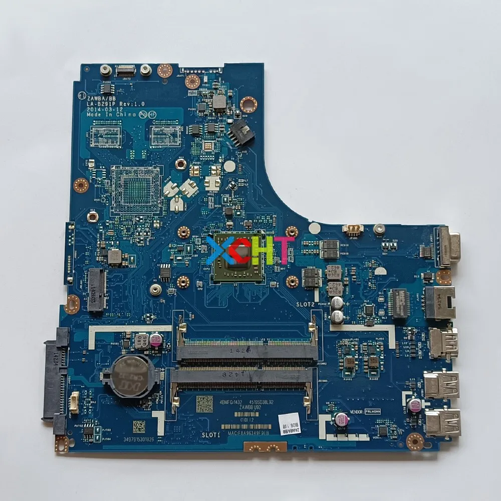 

ZAWBA/BB LA-B291P E1-6010 CPU for Lenovo B50-45 Laptop NoteBook PC Motherboard Mainboard 5B20G37238 Tested