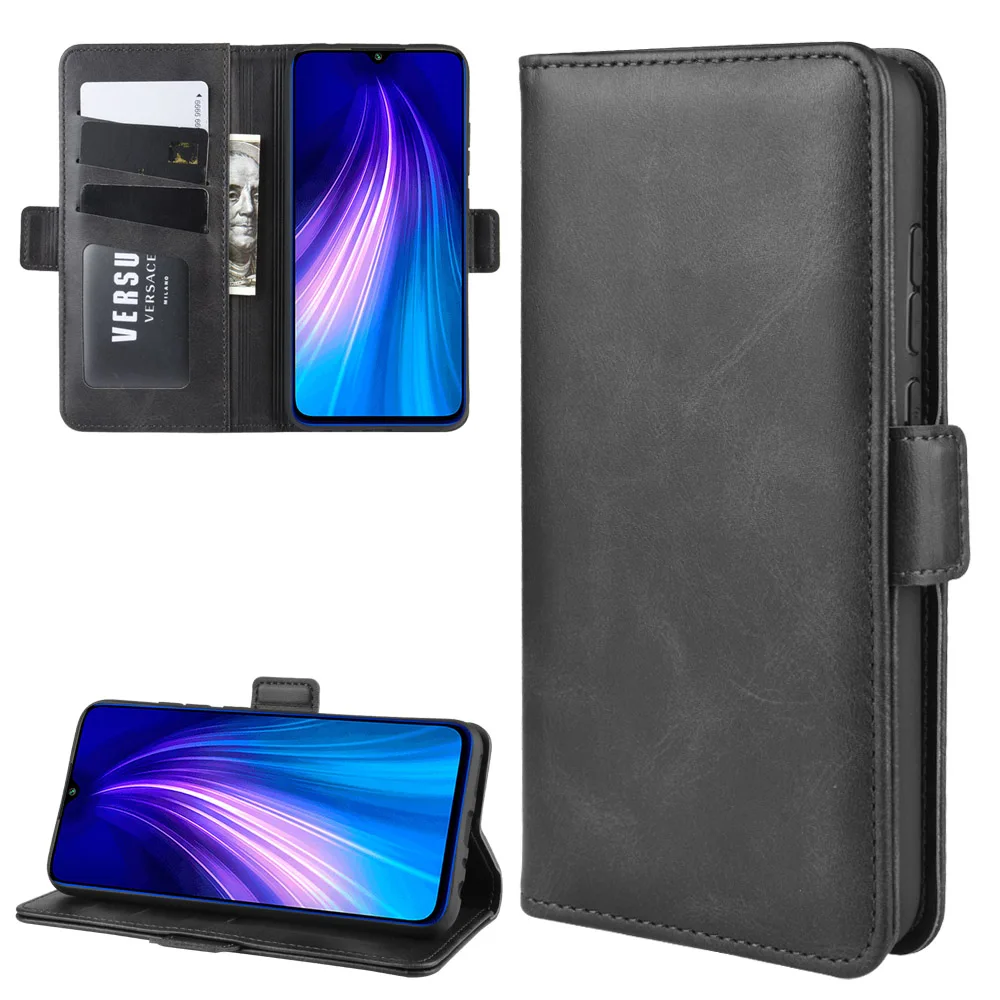 

Case For Xiaomi Redmi note 8 Leather Wallet Flip Cover Vintage Magnet Phone Case For Redmi note 8 Coque