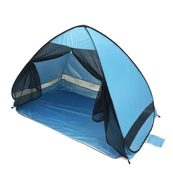 

Anti-mosquito Beach Shade Tent With Gauze UV Protection Automatically Camping Outdoor Portable Beach Tent Anti-mosquito
