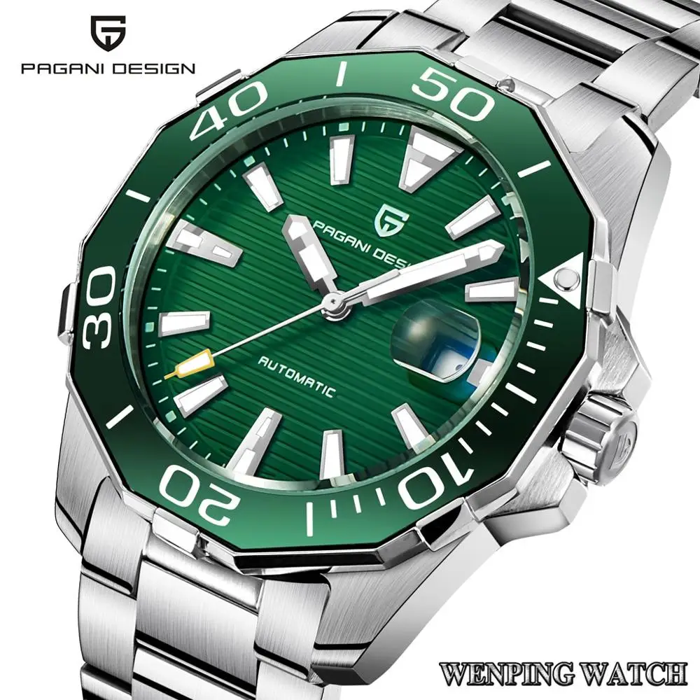 

2019 New Brand PAGANI DESIGN 1617 Men's Business Sport Mechanical Watches Waterproof Stainless Steel Top Brand Luxury Men Watch