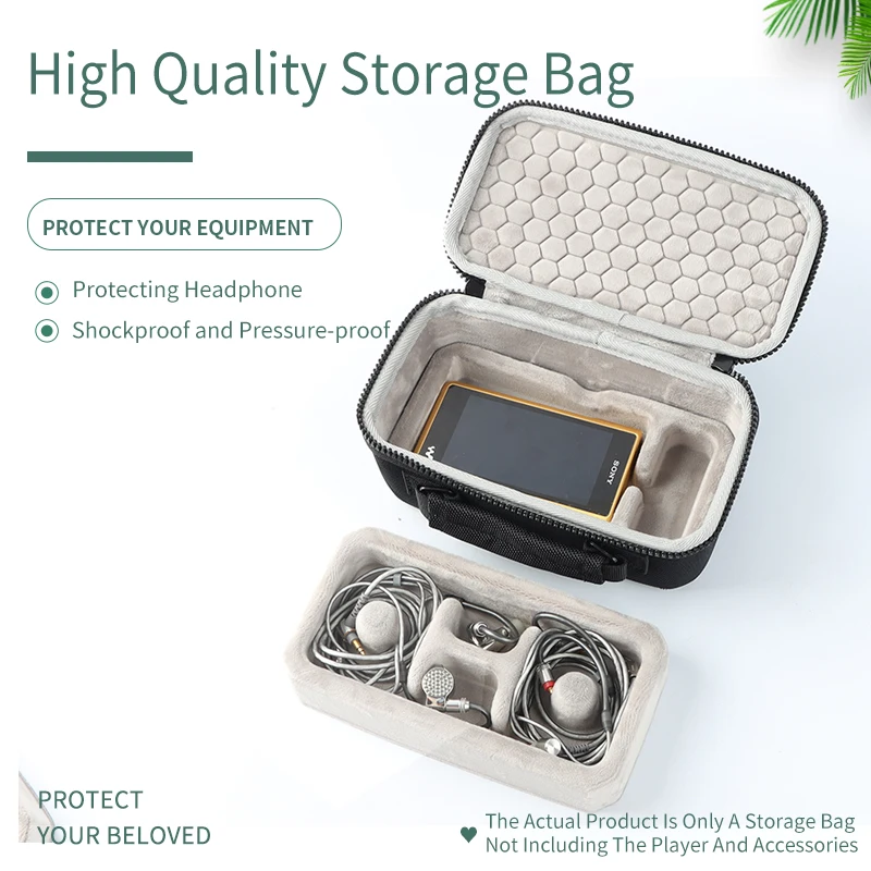 Carrying Case Storage Box for Sony Walkman NW-WM1A WM1A WM1Z NW-ZX300A /ZX505 /507 NW-A105 A55 A56 A35 A45 Protective Case Cover