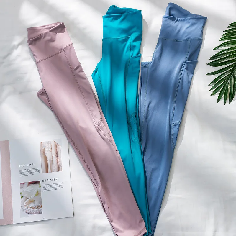 

Height Waist To Hip Honey Peach Bodybuilding Pants Woman Nine Part Elastic Force Other Clothes Speed Do Sports Pants Summer