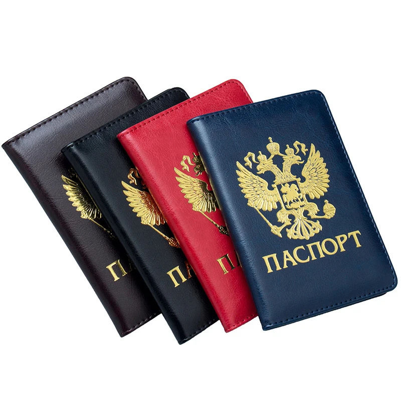 Zoukane Россия двуглавый орел Обложка для паспорта чехол ID держатель для карт аксессуары для путешествий паспорт кошелек ZSPC34