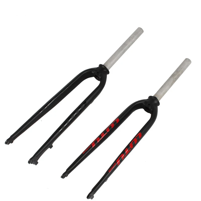 

Mountain Bike Hard Fork Light Aluminum Alloy Bicycle Front Fork Suitable for 26/27.5/29 Inch Disc Brake Bicycle Front Fork