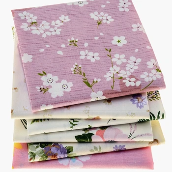 

6pcs/lot 40X 50 New Floral Series Twill Cotton Fabric,Patchwork Cloth,DIY Sewing Quilting Fat Quarters Material For Baby&Child