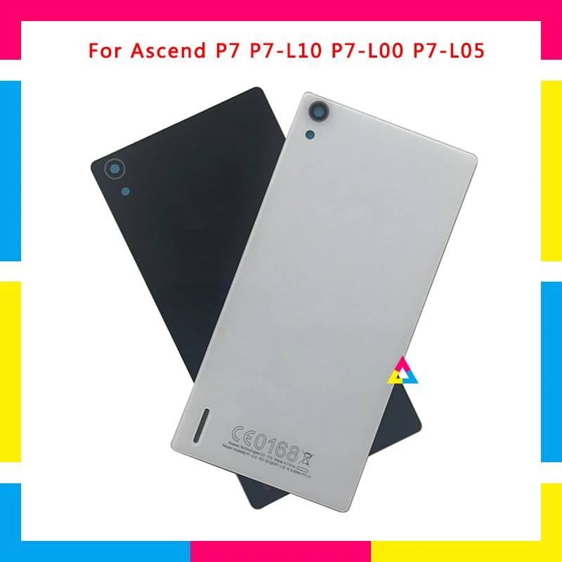 

Replacement high quality New Back Housing Battery Cover Door Rear Cover For Huawei Ascend P7 P7-L10 P7-L00 P7-L05 with Adhesive