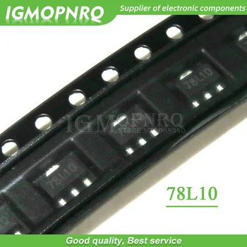 

50pcs 78L10 SOT89 7810 10V Voltage regulator triode