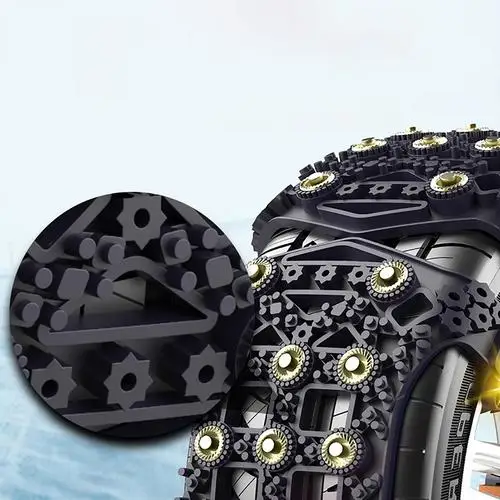 1/2PCS Snow Chains Car Tire Anti-skid Winter Road Safety Snow Chain Emergency Mud Sand Tire Chain Straps For Car Truck RV