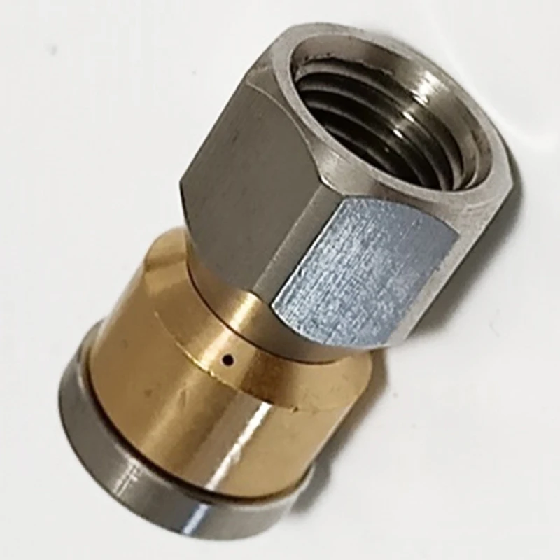

1 Piece 40-60 Degrees Mouse Nozzle Sewer Pipe Water Cleaning High-Pressure Cleaner Rotating Tool Parts