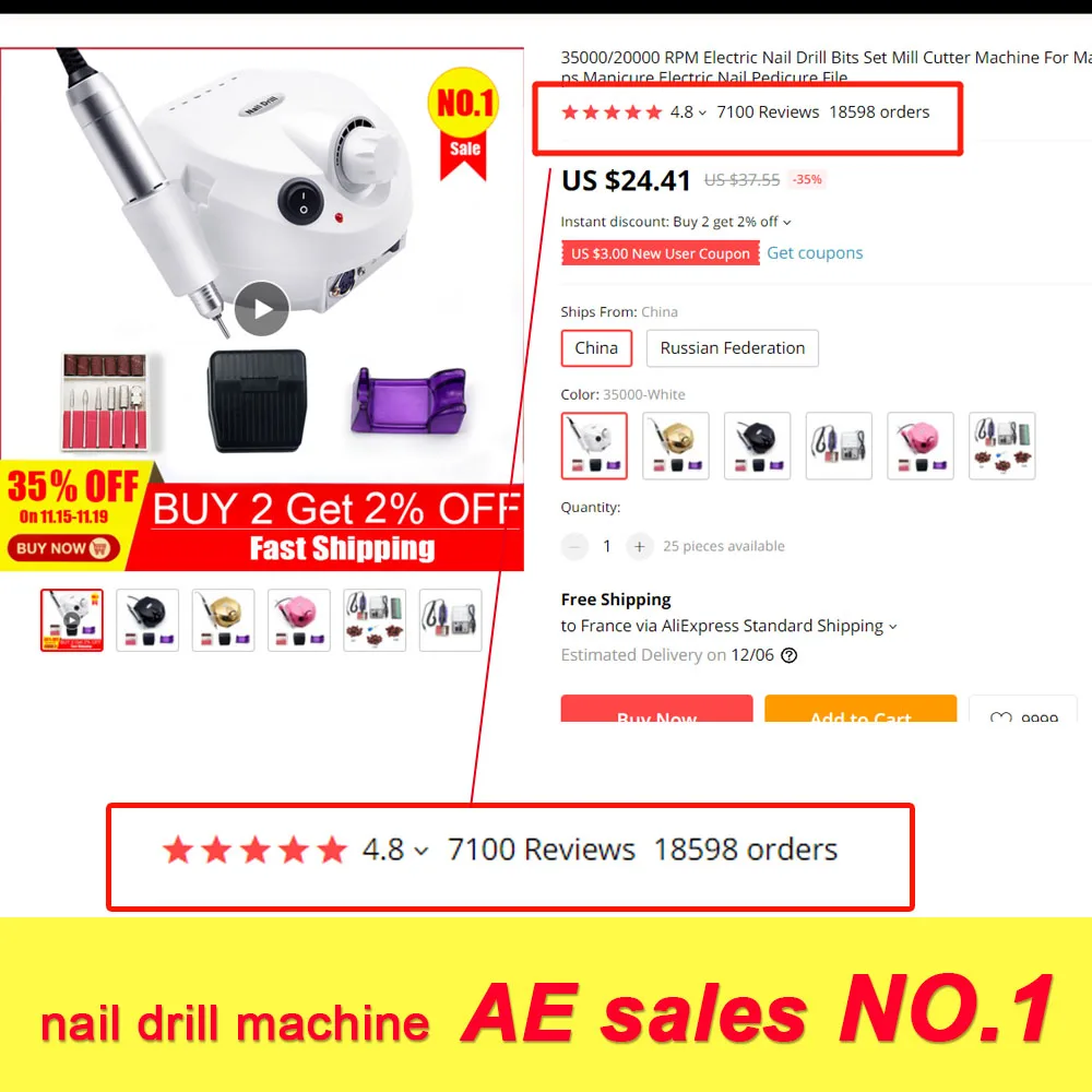 Manicure Set with Led Nail Lamp 120W Nail Set 20/10 Color UV Gel Nail Polish Kit Tools Set with Nai