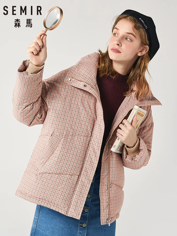 

SEMIR Down Coat women Long Down Jacket Women Winter with Hooded Down Coat Winter Oversize Doudoune Jacket Coat Lady Down