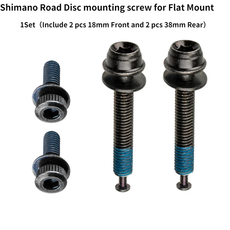 Shimano Road Disc Brake Mounting Screw Type A（front）type C (rear) For