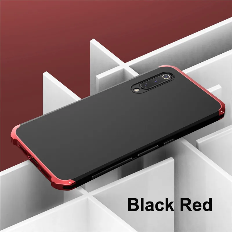 Shockproof Mi 9 Armor Case for Xiaomi Mi 9 Case Metal Frame Hard PC Cover Coque for Xiaomi Mi 9 Pro Case Anti-Drop Mi 9 Funda