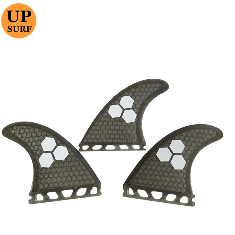 Upsurf prancha quilhas de Fibreglass Honeycomb Fin Single Tabs Fins M/UK2.1 Surfboard Fins in Surfing