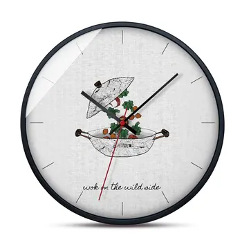 

Household Atmosphere Wall Clocks Fashion Wall Clock Art Modern Minimalist Silent Wall Clock For Bedroom