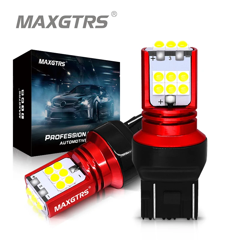 2x1157 P21/5 Вт BAY15D 7443 W21/5 W супер яркий 1800Lm светодиодный авто светодиодные задние