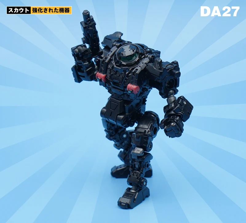 MFT трансформация DA27 DA-27 Diaclone power ed-suit power Suit Black Mech Solider Lost Planet фигурка игрушки
