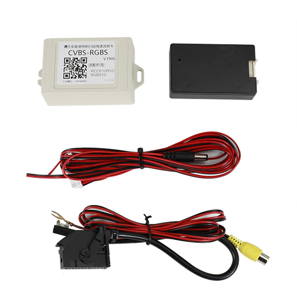 Per Vw Volkswagen Rcd510 Rns510 Rns 510 Rns 315 Rcd 510 Flip Logo Camera Car Backup Camera Rearview Adattatore Convertitore Da Rgb A Av