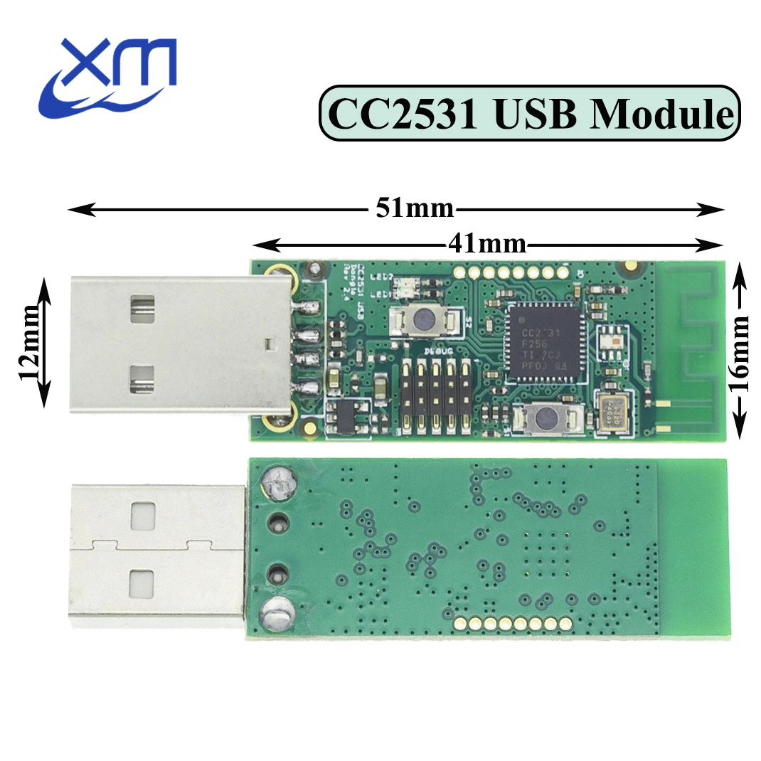10pcs Wireless Zigbee CC2531 Sniffer Bare Board Packet Protocol Analyzer Module USB Interface Dongle Capture 2531 | Электронные