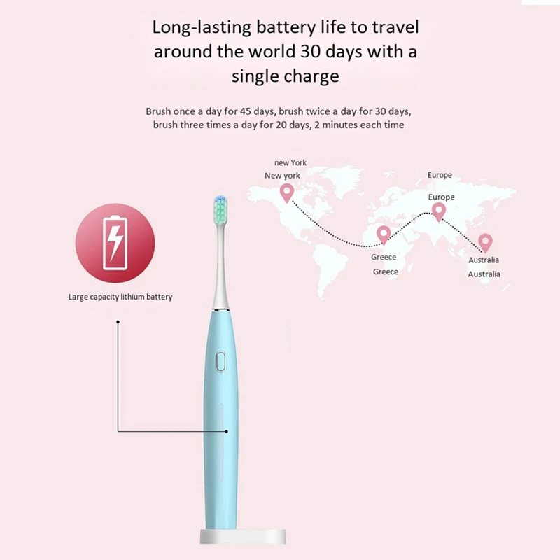 5 Modes Sonic Electric Toothbrush Rechargeable USB Ultra Sonic Tooth Brush Waterproof for Adults Teeth Whitening 5 Modes Sonic Electric Toothbrush Rechargeable USB Ultra Sonic Tooth Brush Waterproof for Adults Teeth Whitening