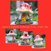 Ankoow Yellow Red Mushroom House Mini Landscape House Fairy Garden Decoration Resin Crafts Ornament Miniature Fairy Garden ► Photo 2/6