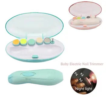 

1 Safe Electric Nail Clipper Cutter For Adult Baby Nail Trimmer Manicure Pedicure Clipper Cutter Scissors Kids Infant Nail Care