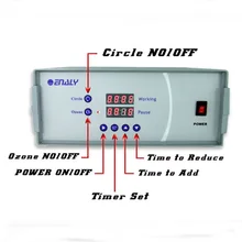 500AF лабораторный генератор озона генератор кислорода для удаления остатков пестицидов, производство озона: 400 мг/ч