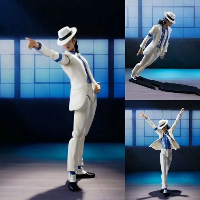 14 см SHF Michael Jackson Smooth Criminal Moonwalk антигравитационная фигурка модель игрушки кукла
