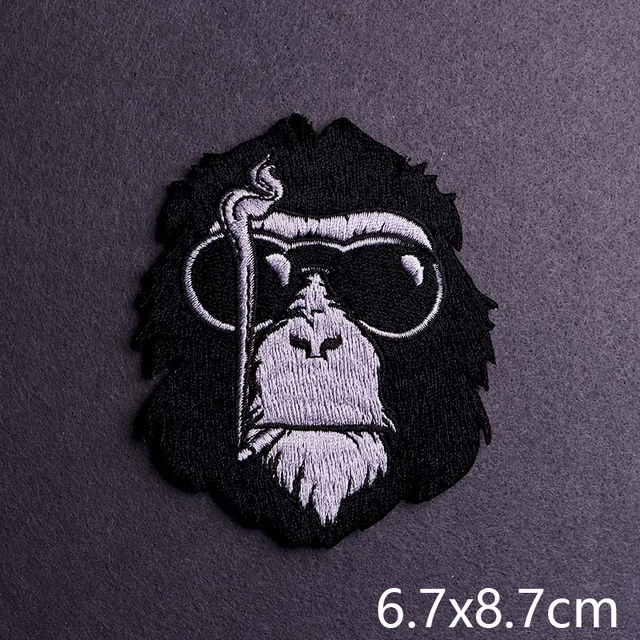 Hip-hop Rock/Music Patch Iron On Patches For Clothing Thermoadhesive Patches On Clothes Embroidery Patch Punk Joker Stickers PE5538CT