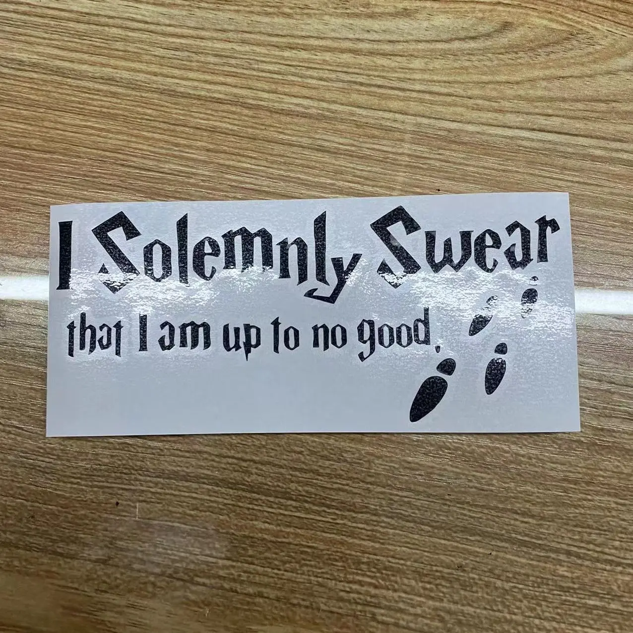 15 6 4cm I Solemnly Swear That I Am Up To No Good Unique Motorcycle Suvs Bumper Car Window Laptop Car Stylings Car Stickers Aliexpress