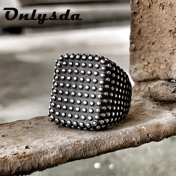 

Personality Classic Charm Men Ring Fashion Popular Geometry Mesh Ring Wedding Engagement Jewelry For Male Best Gift OSR558